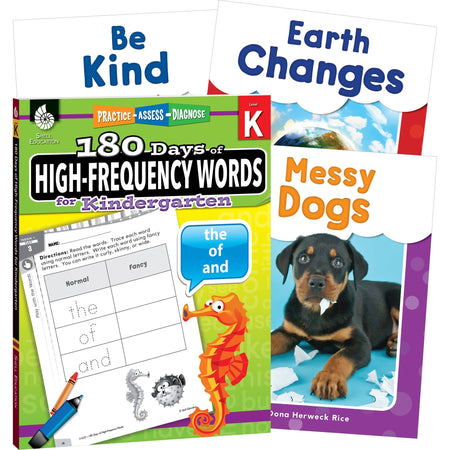 Shell Education Learn At Home Grade K Frequency Words Printed Book - 2000