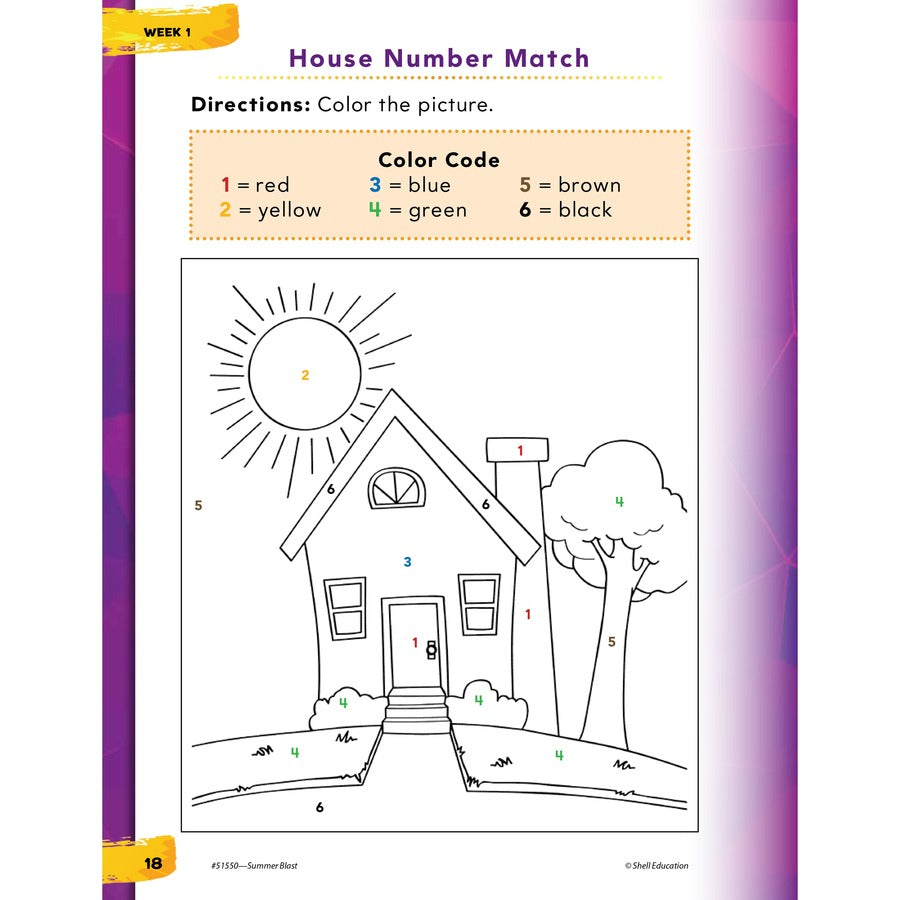 Shell Education Learn-At-Home Grade K Summer STEM Set Printed Book by Jodene Smith - Alternate-Image2