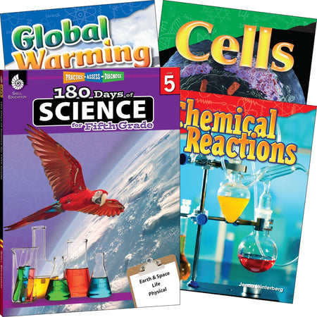 Shell Education Learn At Home Science 4-book Set Printed Book - 2000