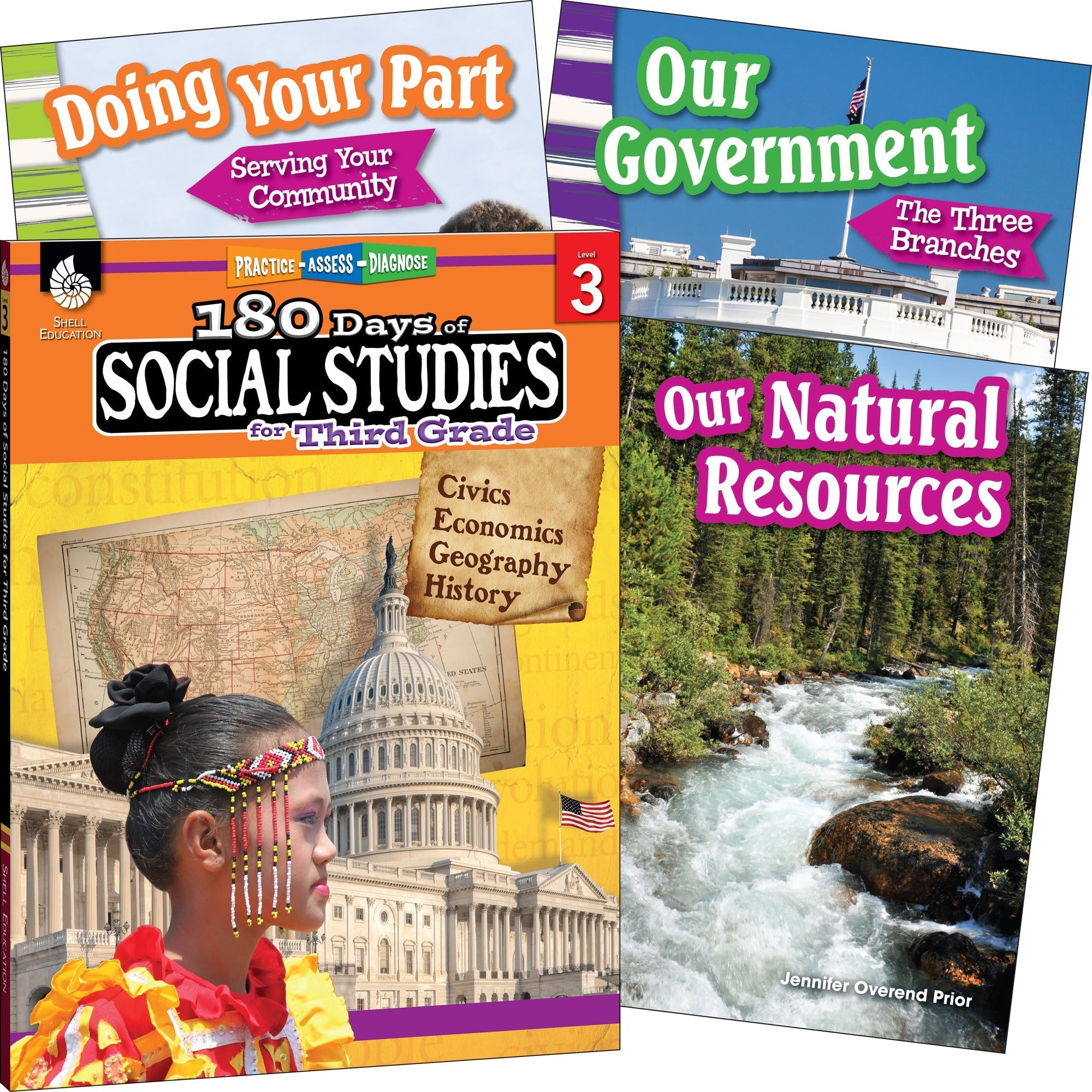 Shell Education Learn At Home Social Studies Books Printed Book - 2000