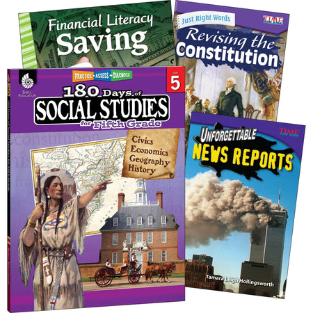 Shell Education Learn At Home Social Studies Books Printed Book - 2000