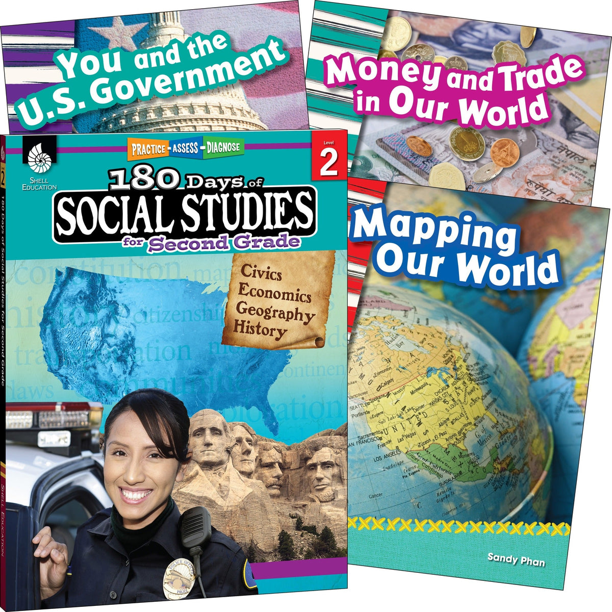 Shell Education Learn At Home Social Studies Books Printed Book - 2000