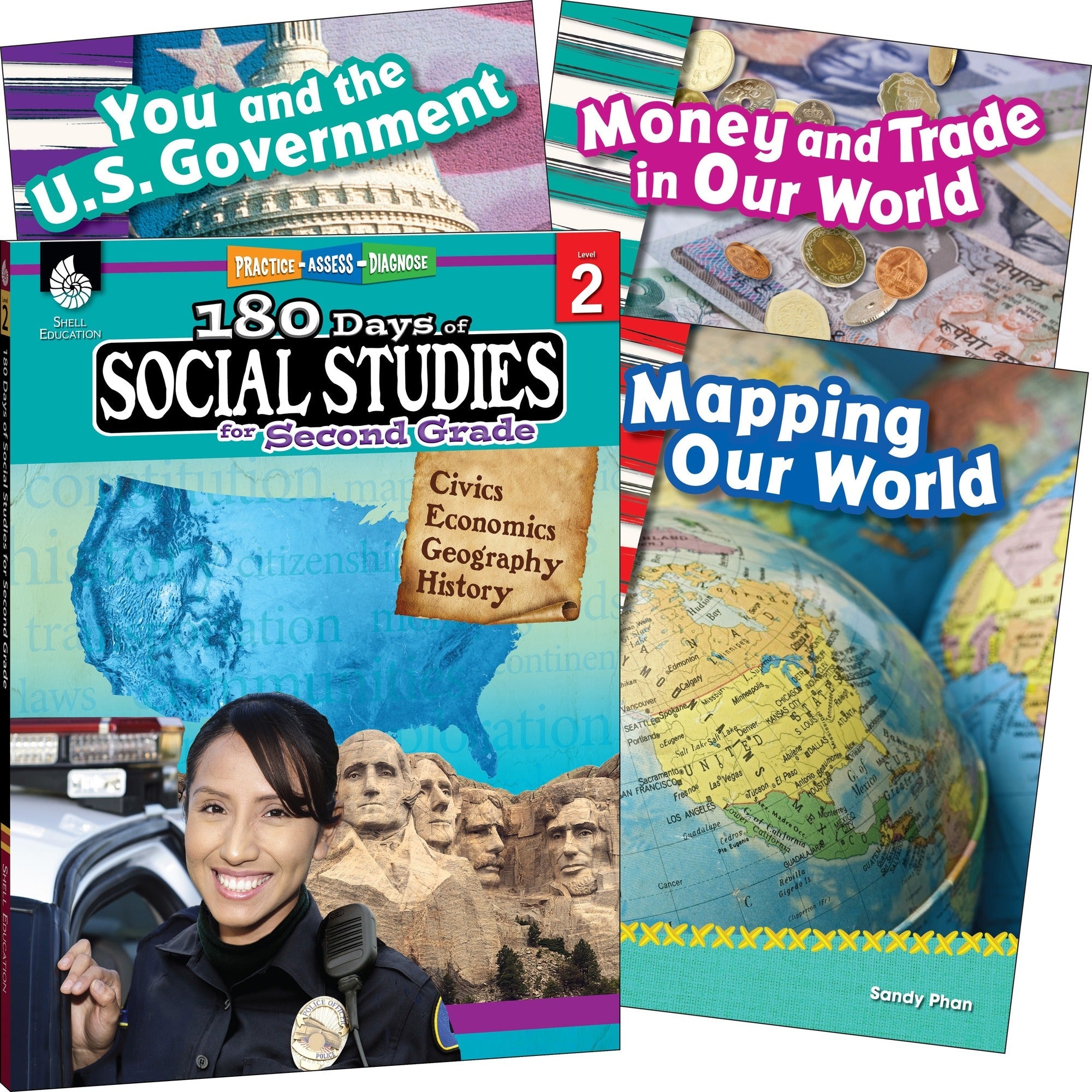 Shell Education Learn At Home Social Studies Books Printed Book - 2000