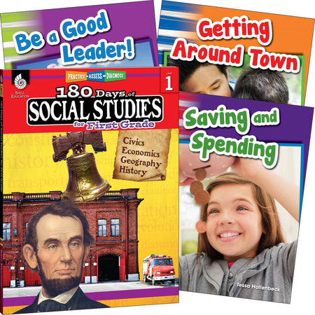 Shell Education Learn At Home Social Studies Books Printed Book - 2000
