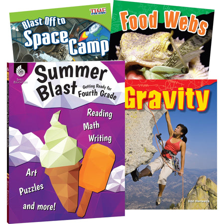 Shell Education Learn-At-Home Summer Science Set Printed Book - 2000