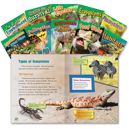 Shell Education Life Science Book Set - Grades 2-3 - 10/Set - Learning Books & Activities