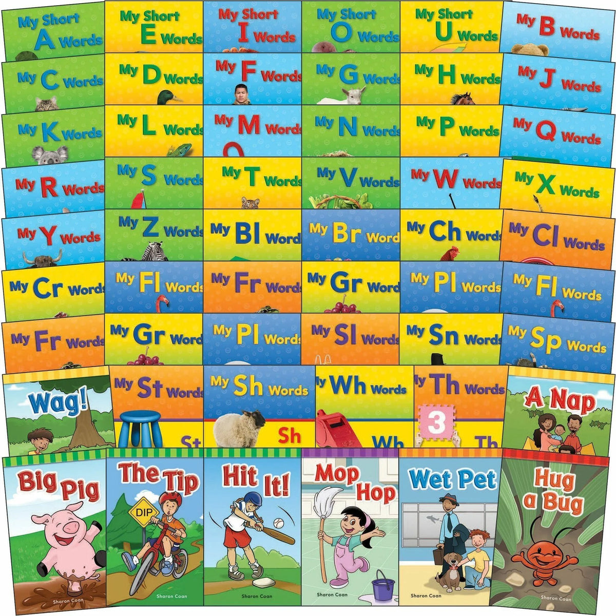 Shell Education Phonics Book Set for Pre-K - Printed Books - Learning & Activities