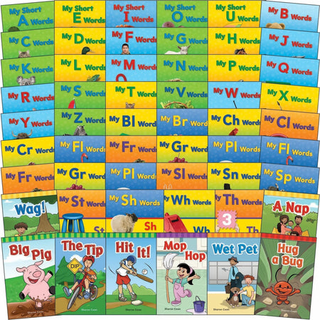 Shell Education Phonics Book Set for Pre-K - Printed Books - Learning & Activities