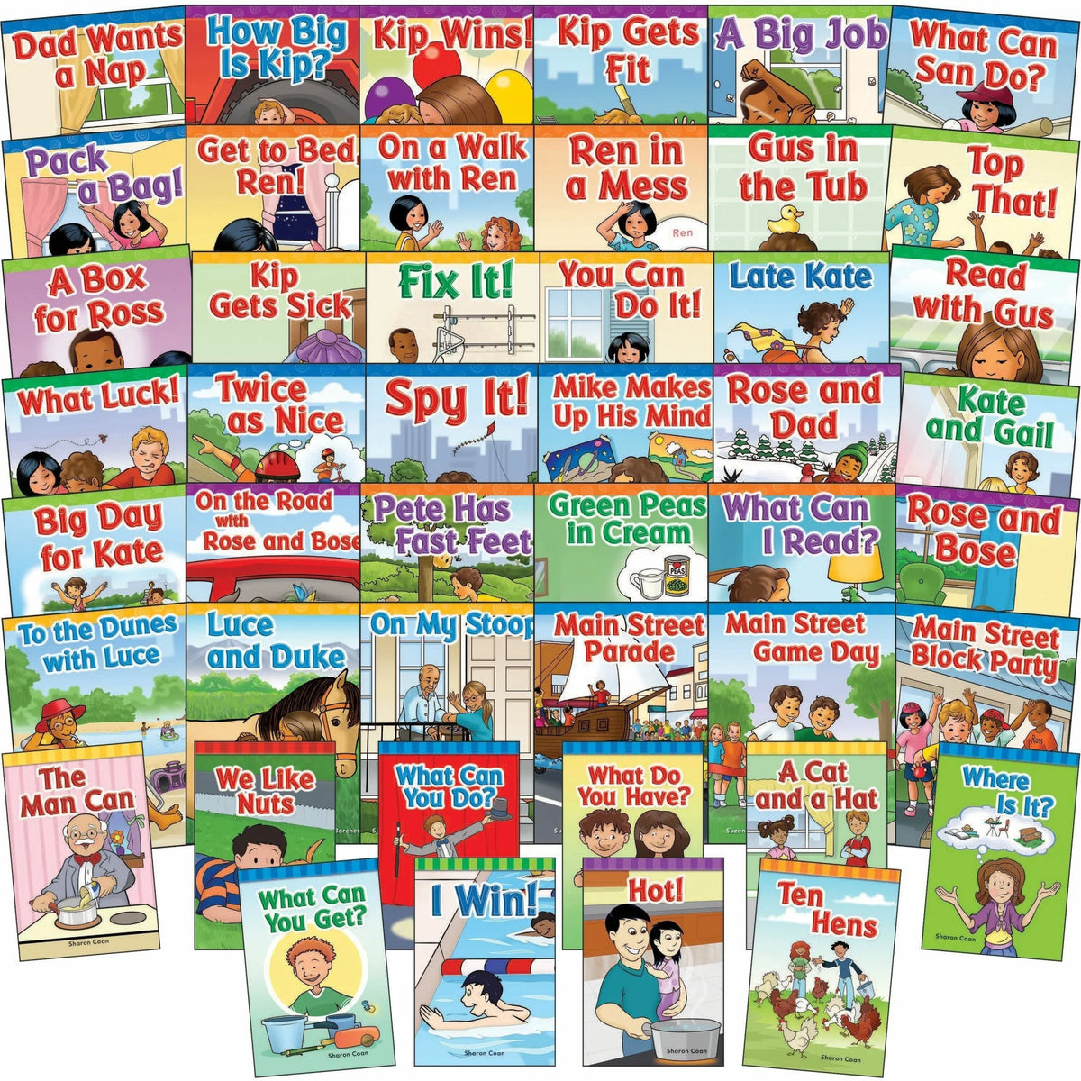 Shell Education Phonics Book Set - Grade K Learning Materials - Books & Activities