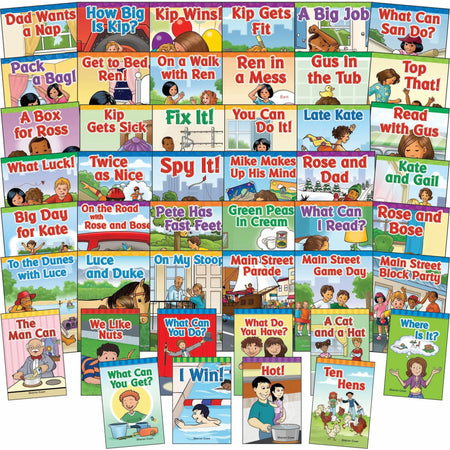 Shell Education Phonics Book Set - Grade K Learning Materials - Books & Activities