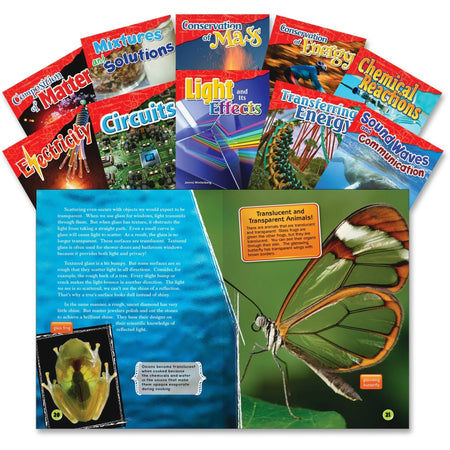 Shell Education Physical Science Grades 4-5 Book Set - Educational Publishing Publication - Learning Books & Activities