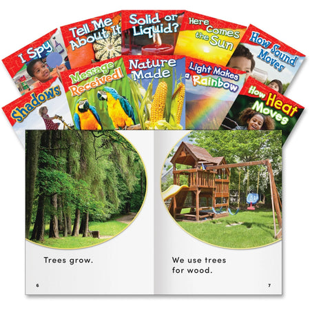 Shell Education Physical Science Grades K-1 Book Set - Educational Publishing - 10/Set - Learning Books & Activities