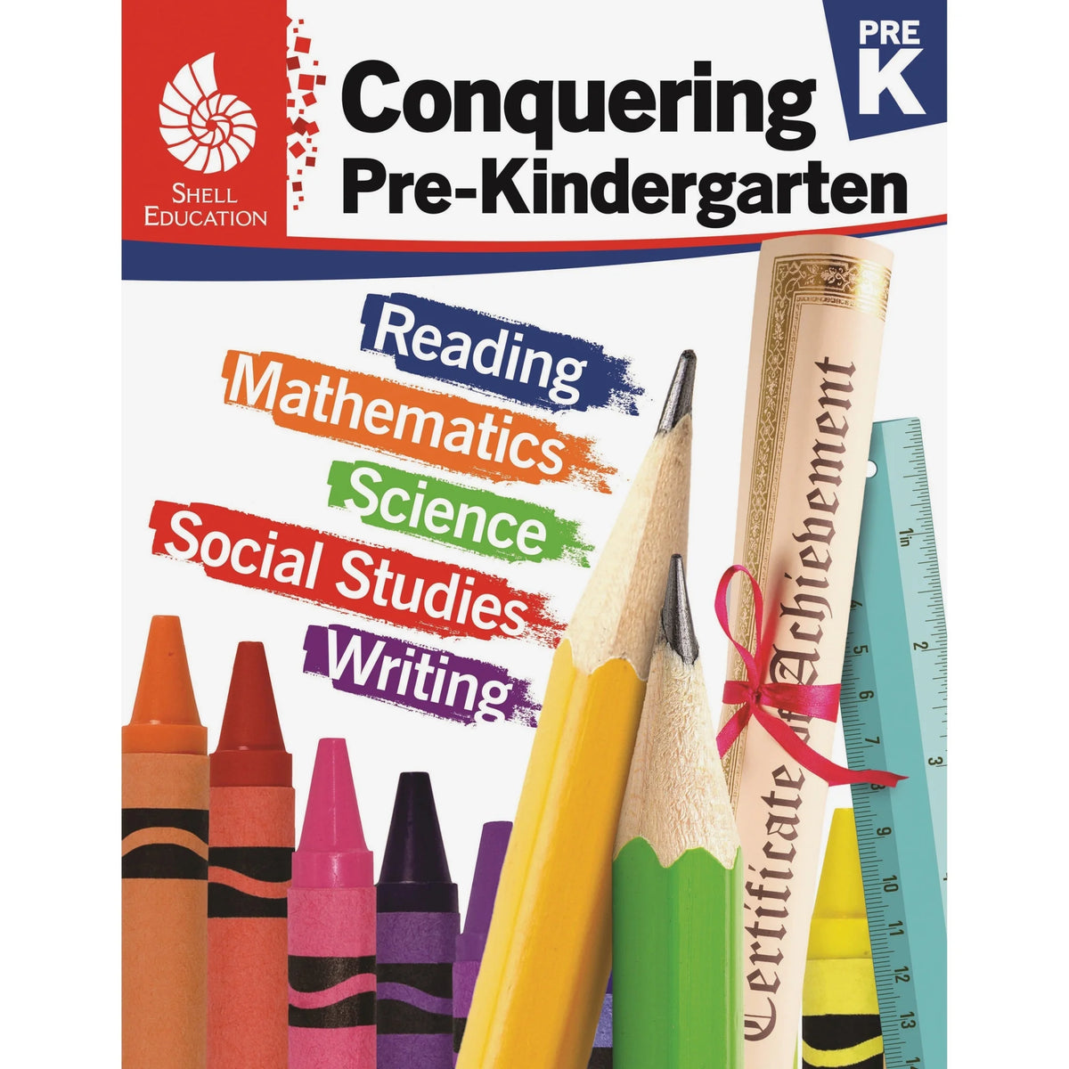 Shell Education Pre-K Book: Conquering Pre-Kindergarten - 168 Pages - Learning Books & Activities
