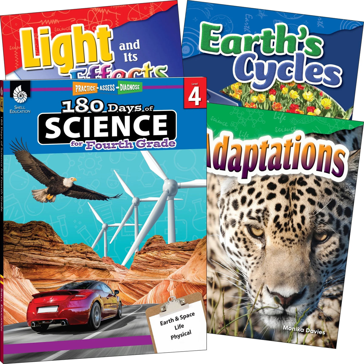 Shell Education Science 4-Book Set: Grade 4 English Printed Book - Learning Books & Activities