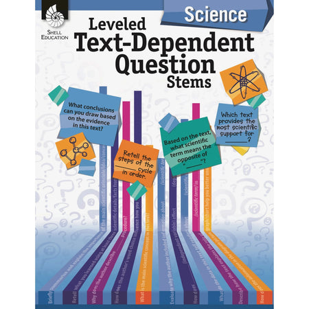 Shell Education Science Text-Depend Workbook: K-12 Printed Book - 160 Pages - Learning Books & Activities