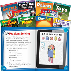Shell Education STEM Grade 1 10-Book Set - Engaging Printed Books - Learning & Activities