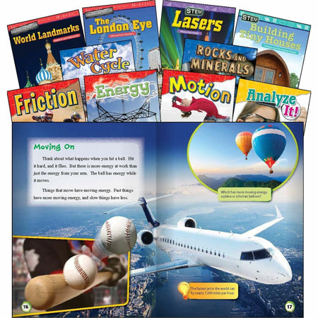 Shell Education STEM Grade 2 Book Set - Engaging Printed Books - Learning & Activities