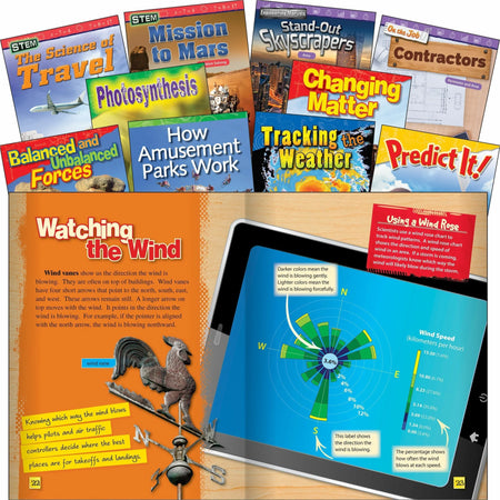 Shell Education STEM Grade 3 Book Set - Engaging Learning for 2-3 - Books & Activities