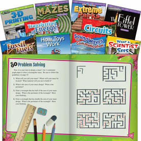Shell Education STEM Grade 4 Book Set - Engaging Learning for 3-4 - Books & Activities