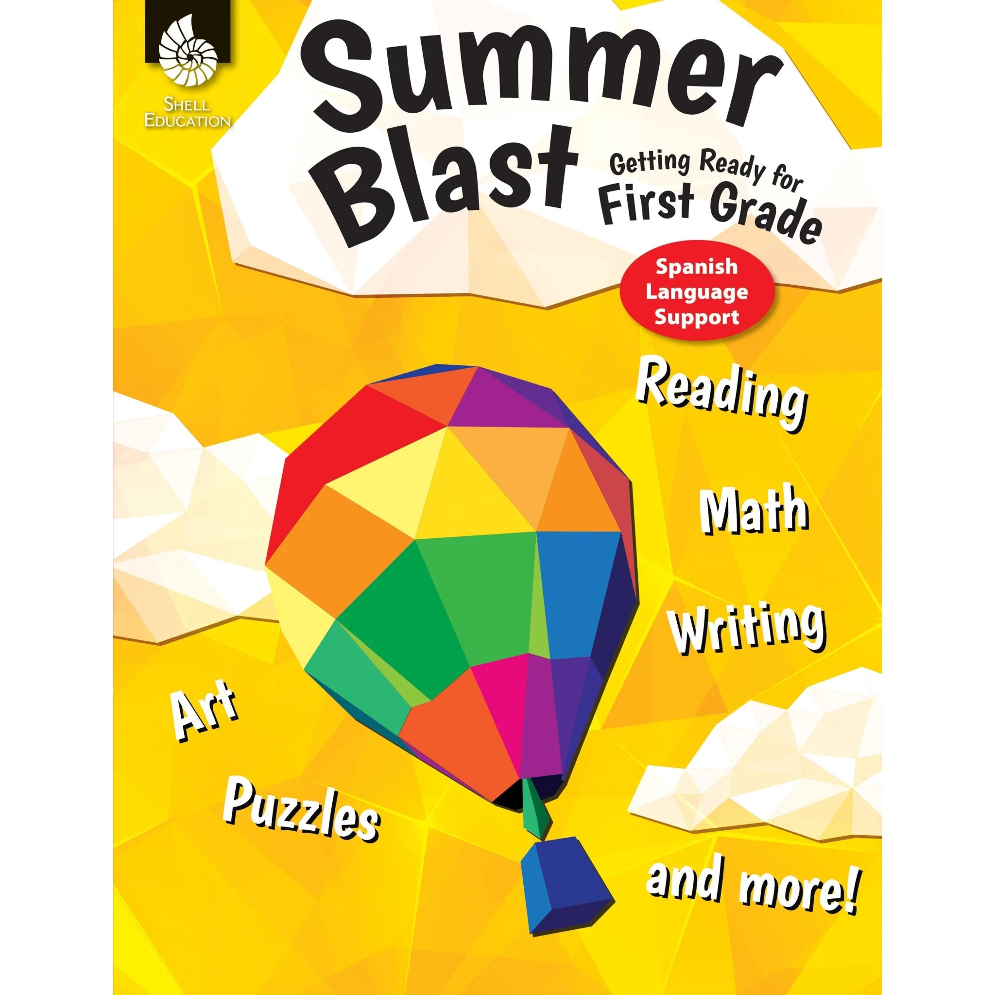 Shell Education Summer Blast Spanish Workbook for Grades K-1 - Bilingual Learning - Books & Activities