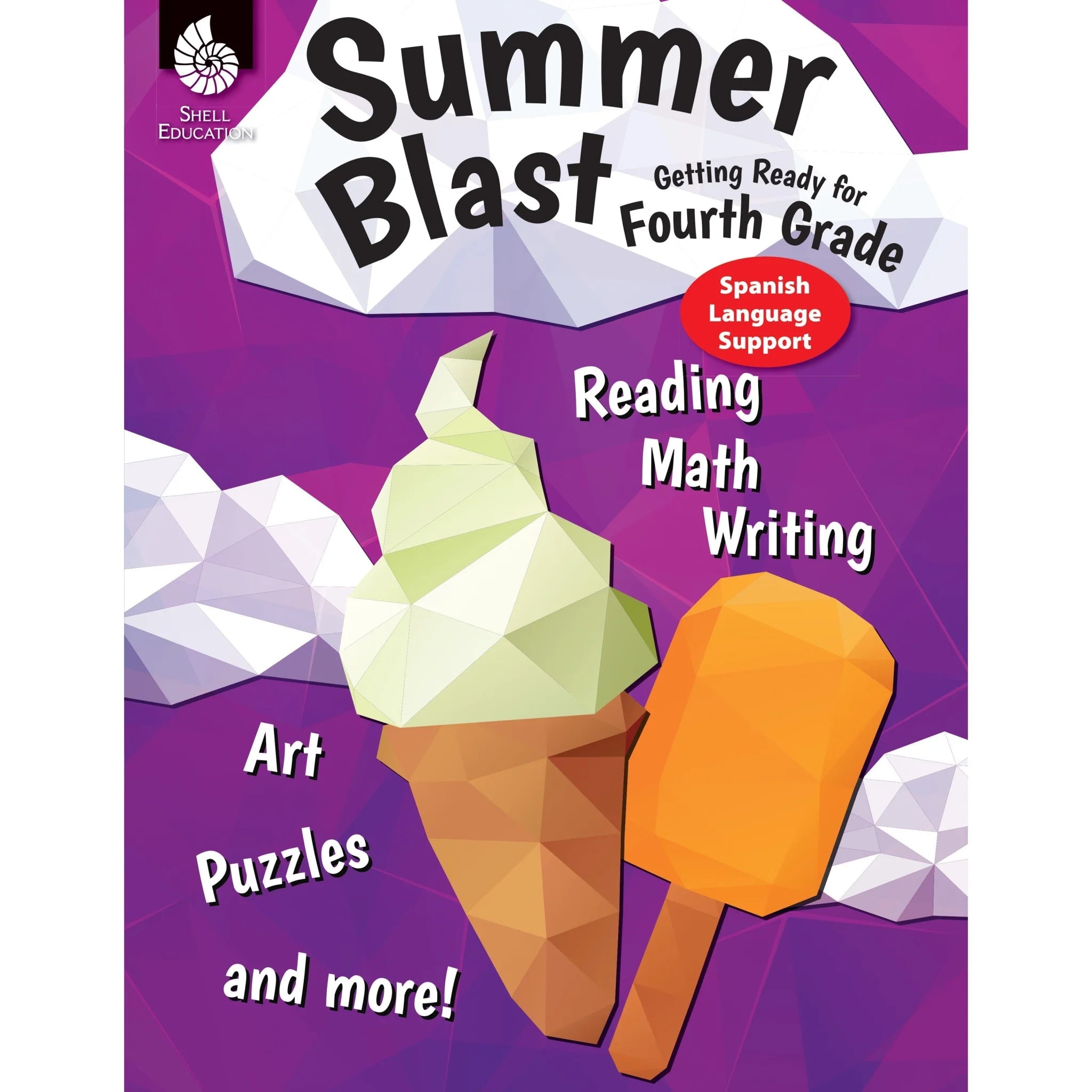 Shell Education Summer Blast Spanish Workbook - Grade 3-4 - Bilingual Learning - Books & Activities