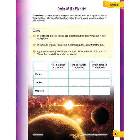 Shell Education Summer Blast Spanish Workbook - Grade 3-4 - Bilingual Learning - Books & Activities