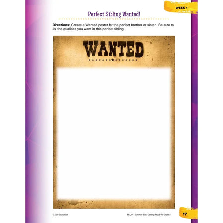 Shell Education Summer Blast Spanish Workbook - Grade 3-4 - Bilingual Learning - Books & Activities