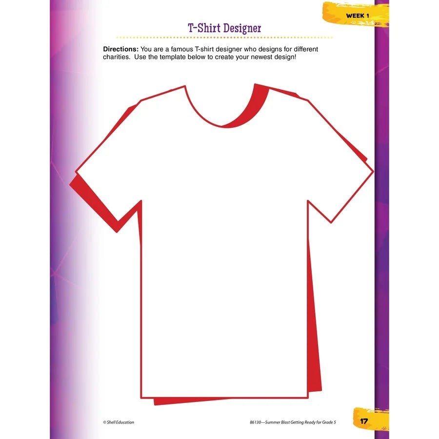Shell Education Summer Blast Spanish Workbook - Grade 4-5 - Bilingual Learning - Books & Activities
