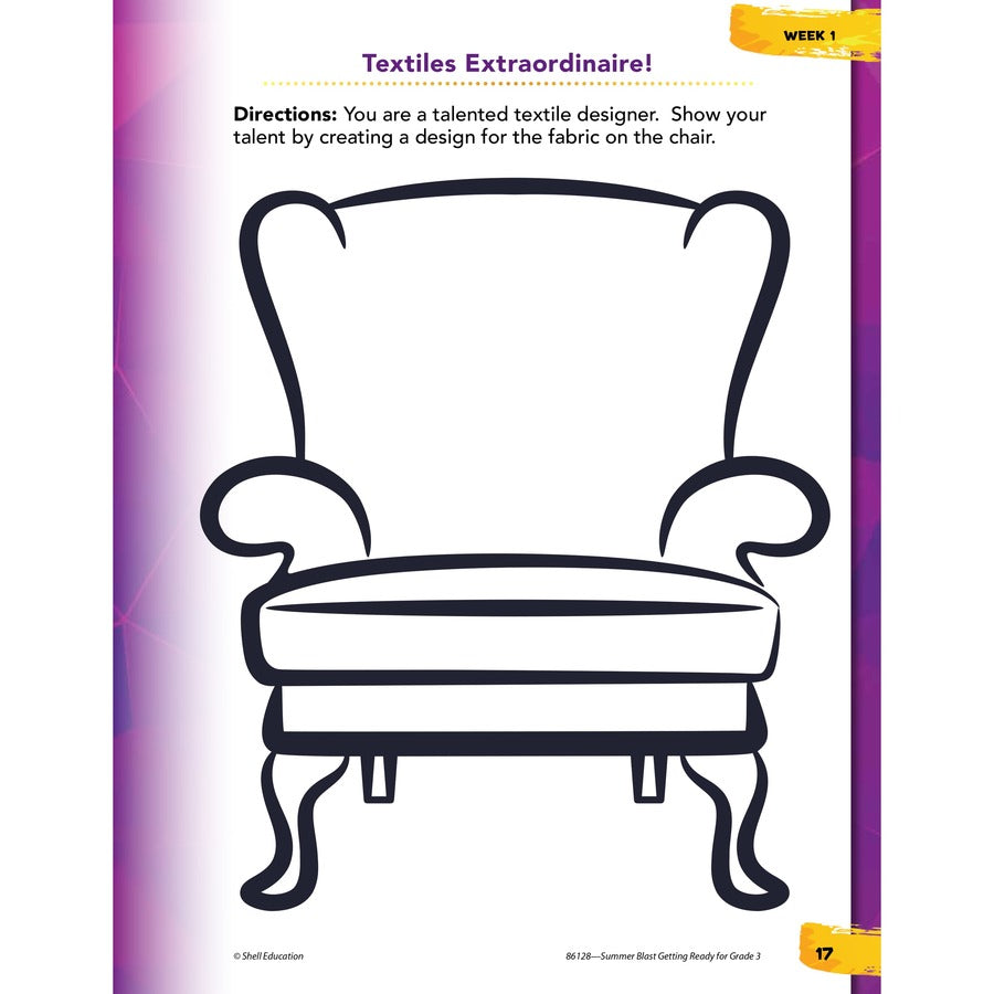 Shell Education Summer Blast Spanish Workbook Printed Book - Alternate-Image4