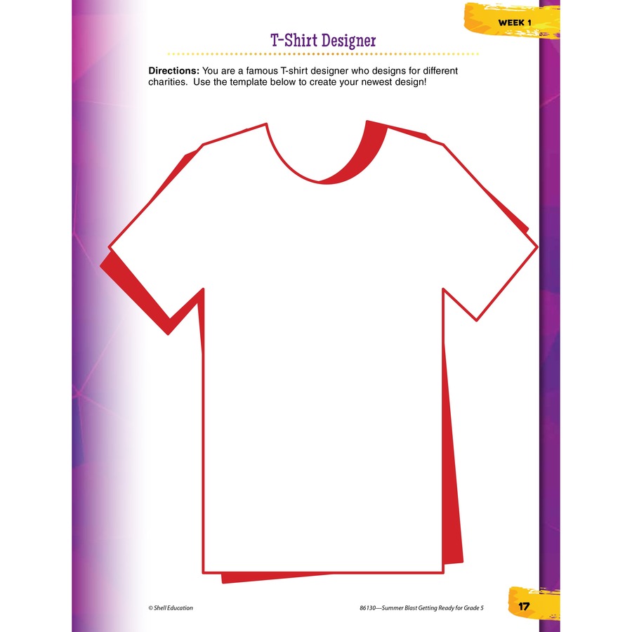 Shell Education Summer Blast Spanish Workbook Printed Book - Alternate-Image4