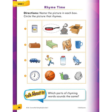 Shell Education Summer Blast Spanish Workbook Printed Book - Alternate-Image4