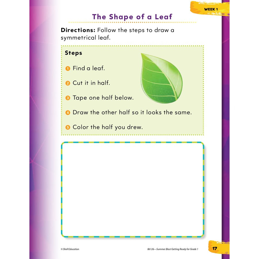 Shell Education Summer Blast Spanish Workbook Printed Book - Alternate-Image2