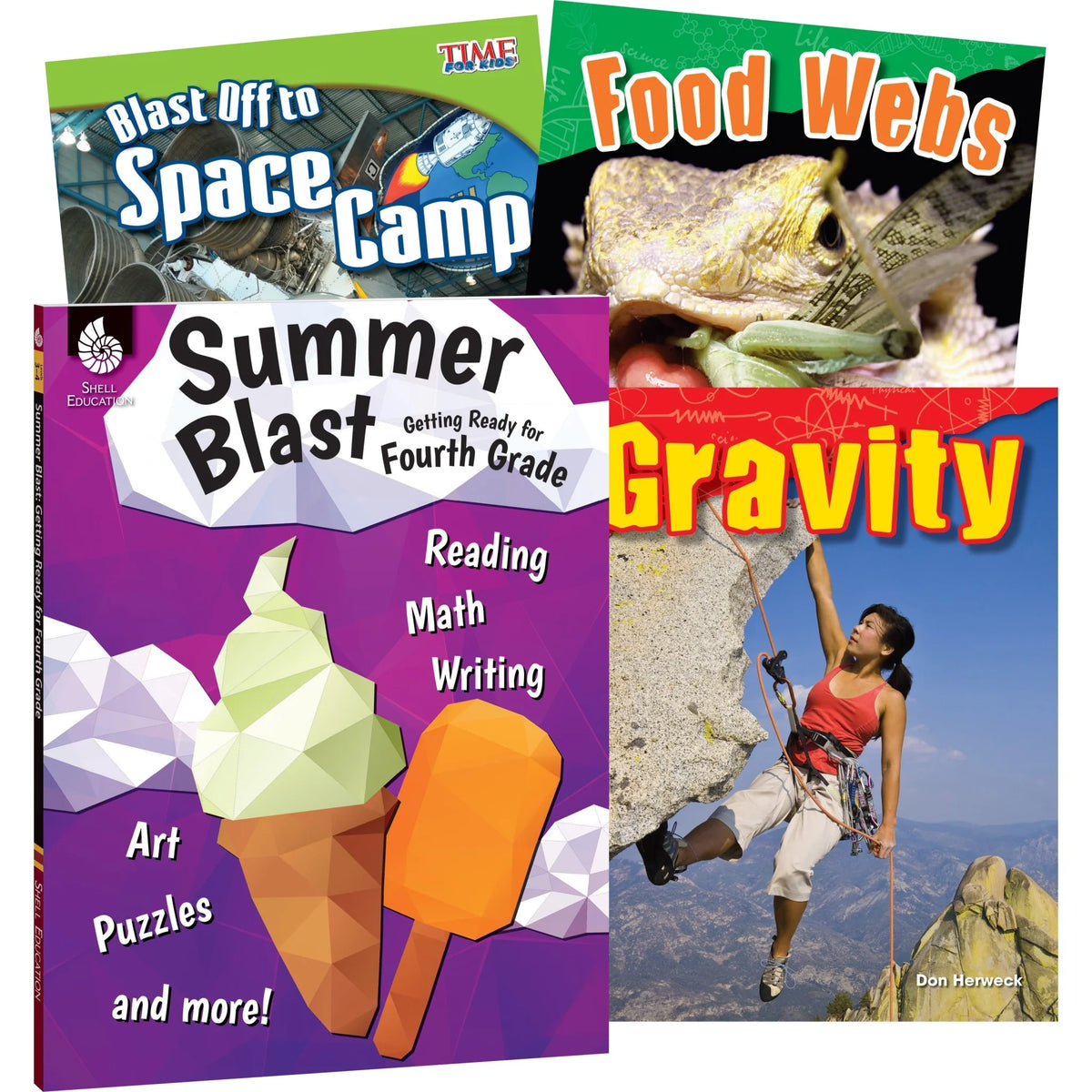 Shell Education Summer Science Set Book for Grades 3-4 - Multilingual - Learning Books & Activities