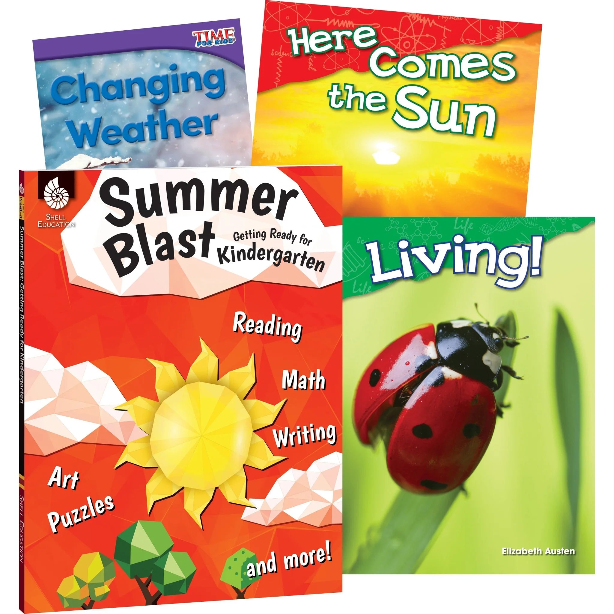 Shell Education Summer Science Set by Jodene Smith: Fun Learning for Pre K-K - Books & Activities