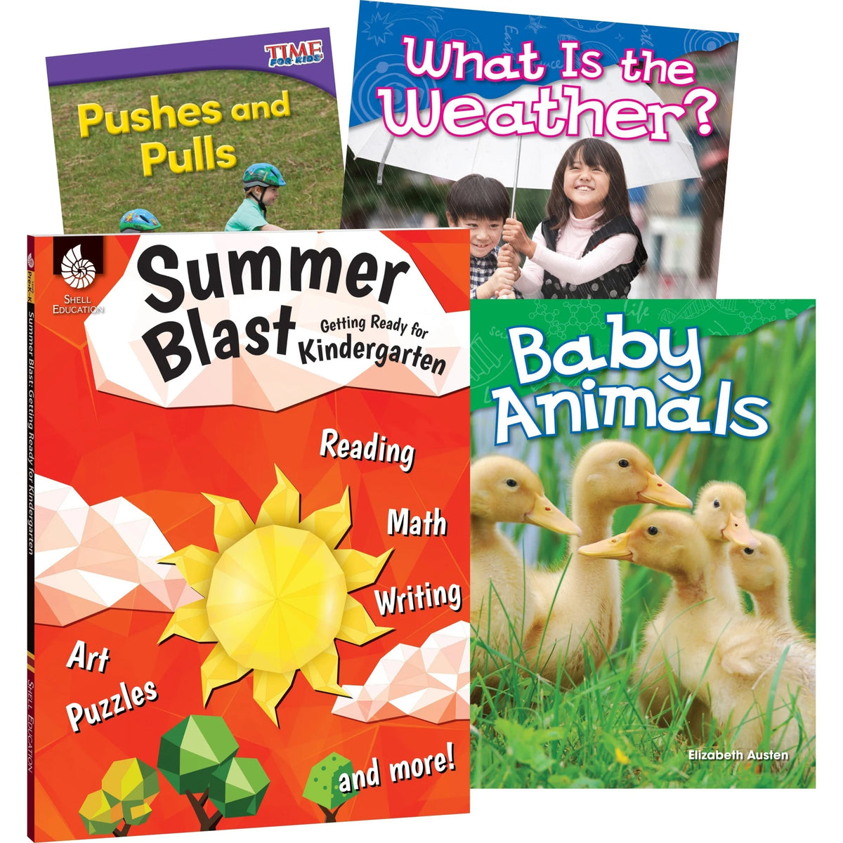 Shell Education Summer STEM Set by Jodene Smith: Grade K Learn-At-Home Book - Learning Books & Activities