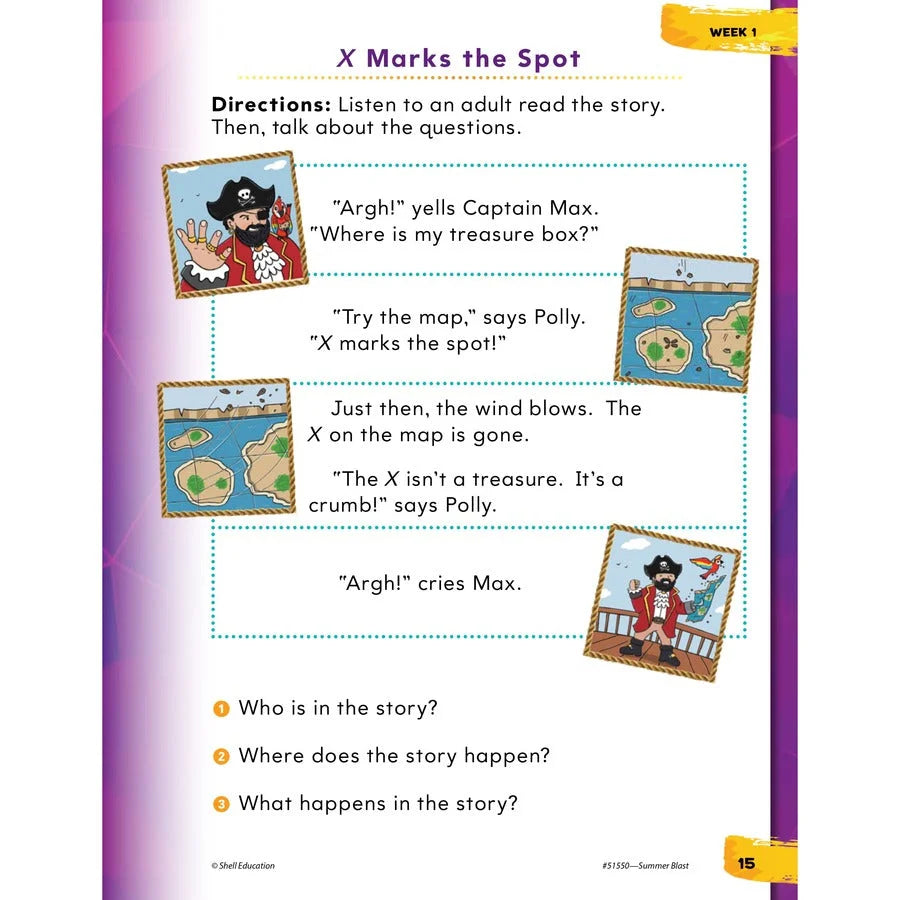 Shell Education Summer STEM Set by Jodene Smith: Grade K Learn-At-Home Book - Learning Books & Activities