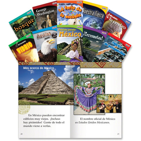 Shell Education TFK 1st-Grade Spanish Book Set - Grade 2 Books - Learning & Activities