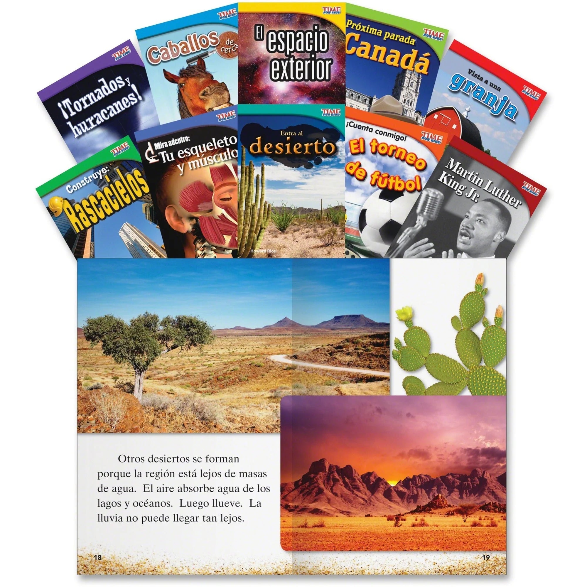 Shell Education TFK 2nd-Grade Spanish Book Set - Grade 2 Printed Books - Learning & Activities