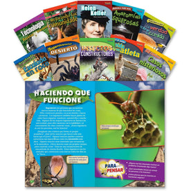 Shell Education TFK 4th-Grade Spanish Book Set - Grade 4 Printed Books - Learning & Activities