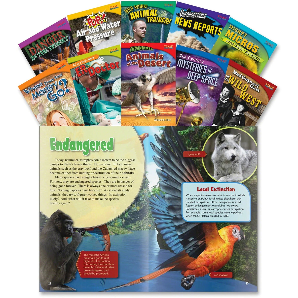 Shell Education TFK 5th-Grade Book Set 2 - Engaging 64-Page Printed - Learning Books & Activities