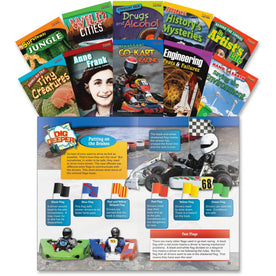 Shell Education TFK Advanced 4th-Grade Set - Engaging 10-Book Collection - Learning Books & Activities