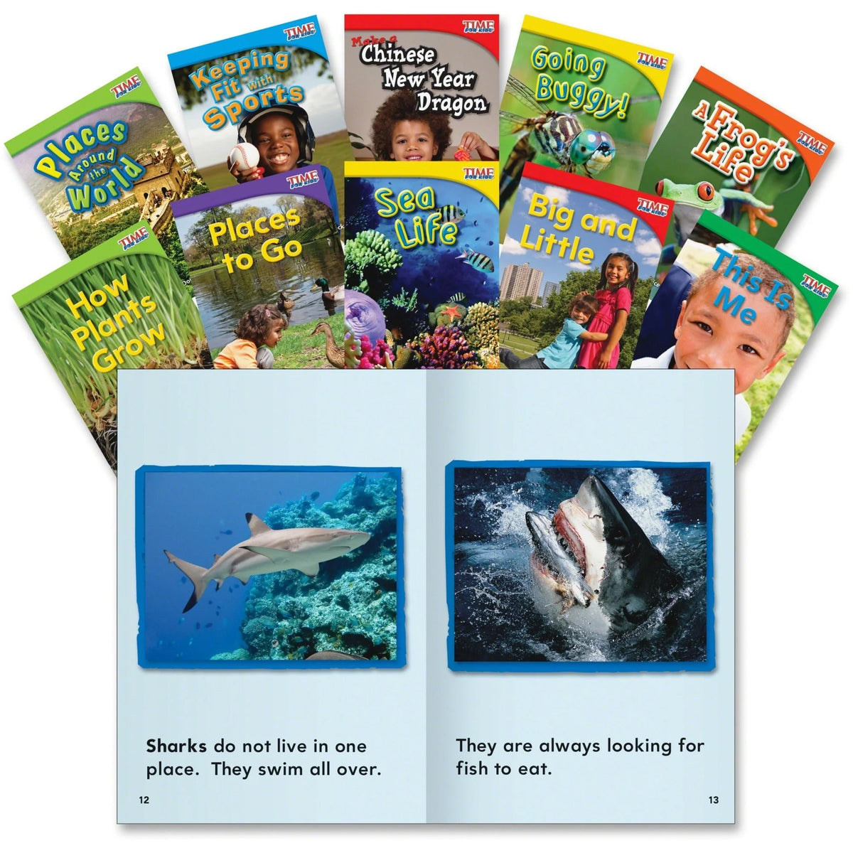 Shell Education TFK Emergent 1st-Grade 30-Book Set - Grade 1 Printed Books - Learning & Activities