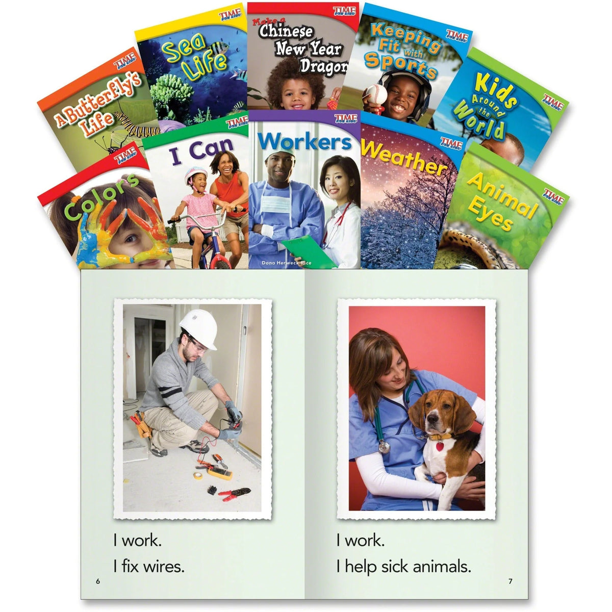 Shell Education TFK Emergent 1st-Grade Book Set - 10 Printed Books - Learning & Activities
