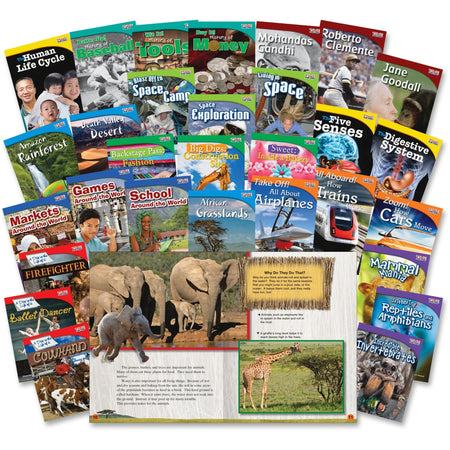 Shell Education TFK Fluent 3rd-Grade Book Set - 30 Printed Books - Learning & Activities