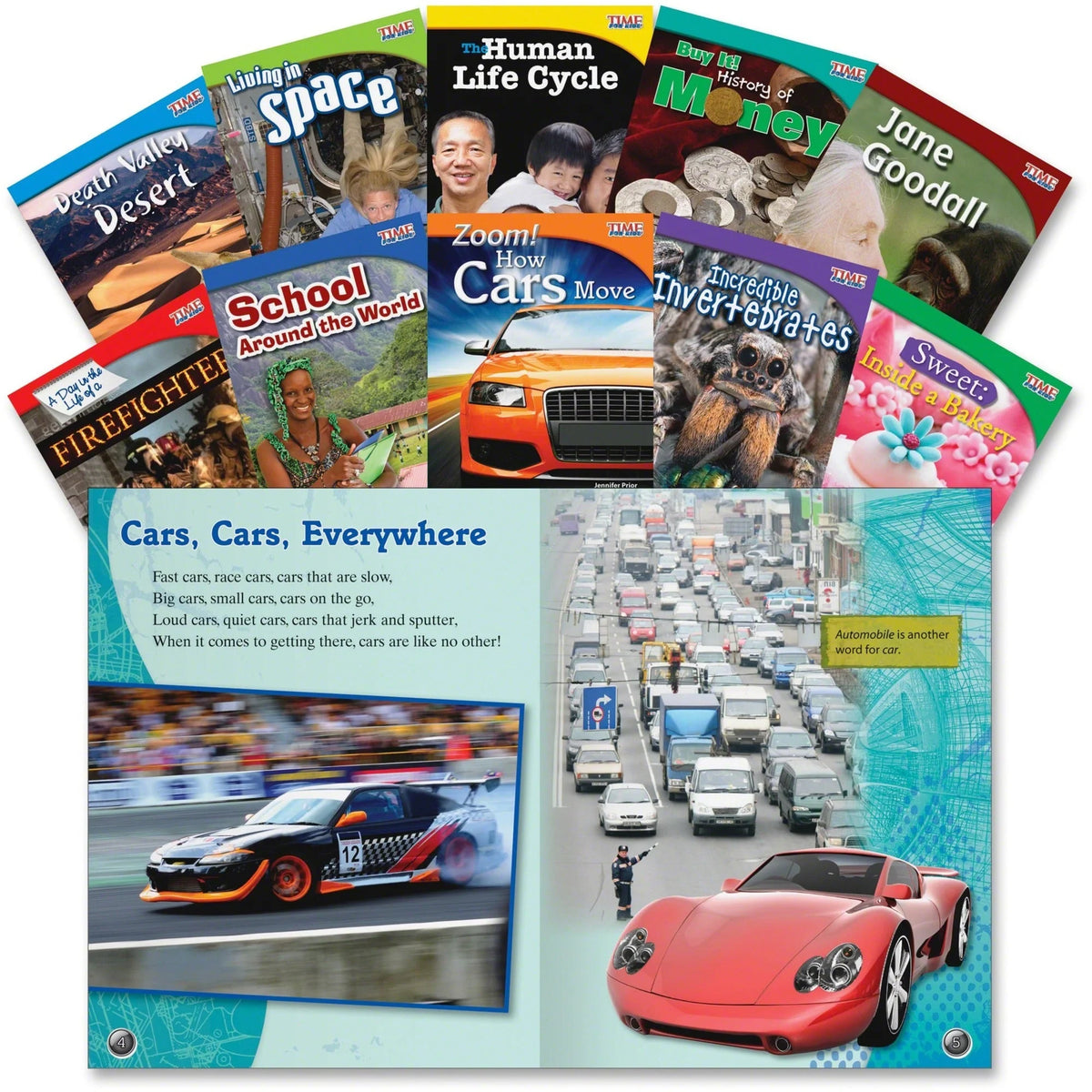 Shell Education TFK Fluent 3rd-Grade Book Set - Engaging 10-Book Collection - Learning Books & Activities