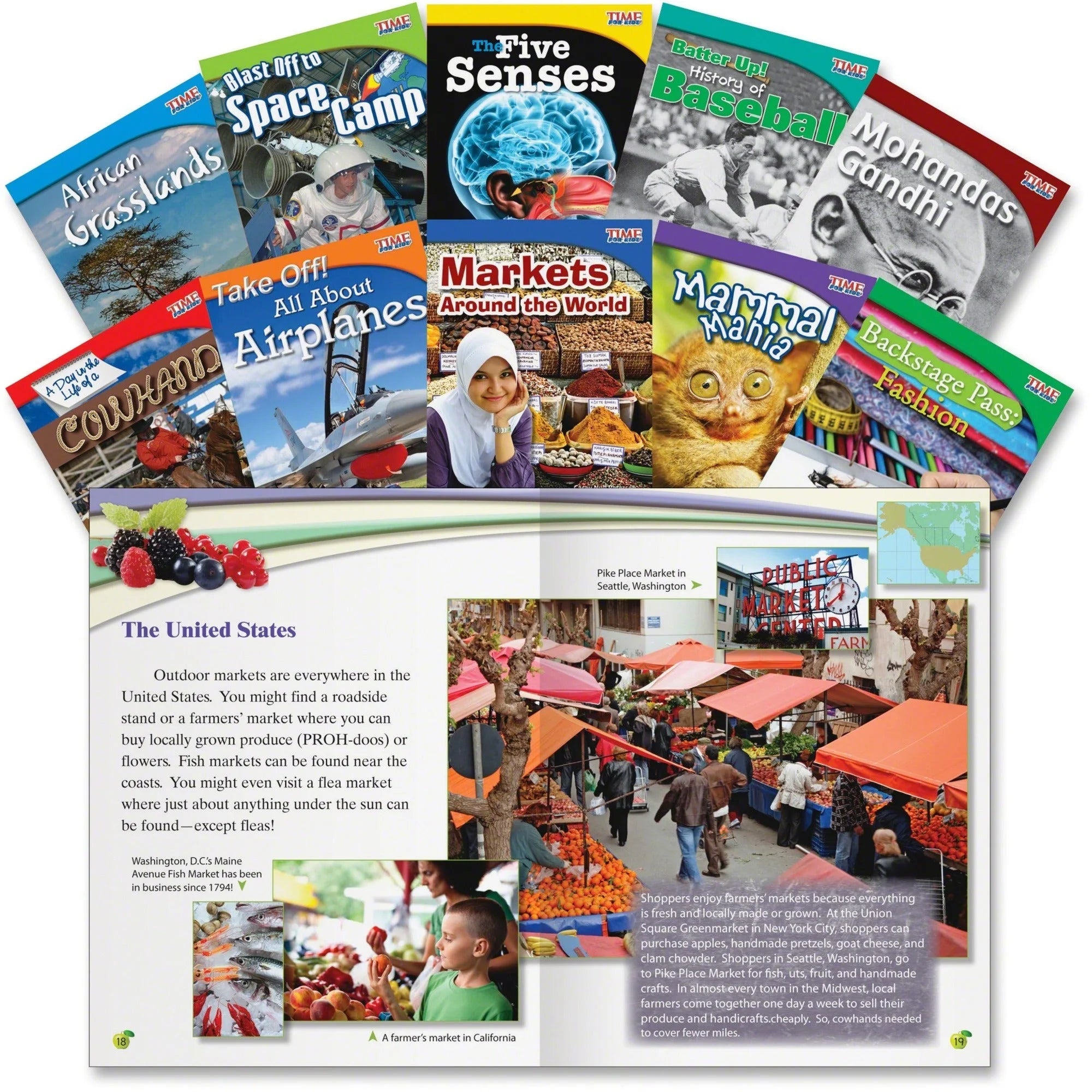 Shell Education TFK Fluent 3rd-Grade Book Set - Engaging 10-Book Collection - Learning Books & Activities