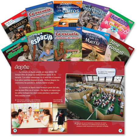 Shell Education TFK Fluent Spanish 3rd-Grade Book Set: Grade 3 Printed - Learning Books & Activities