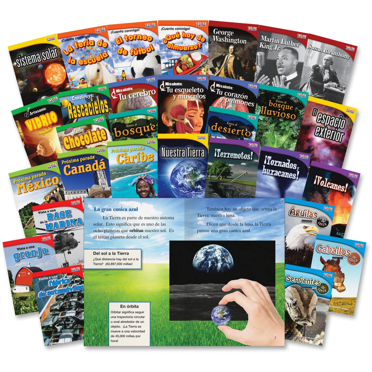Shell Education TFK Spanish 2nd-Grade Book Set - 30 Printed Books - Learning & Activities