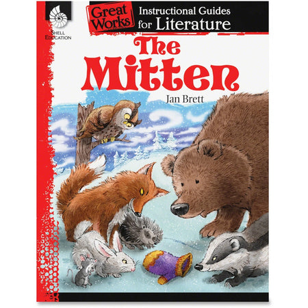 Shell Education: The Mitten Instructional Guide by Jan Brett - Grade K-3 English - Learning Books & Activities