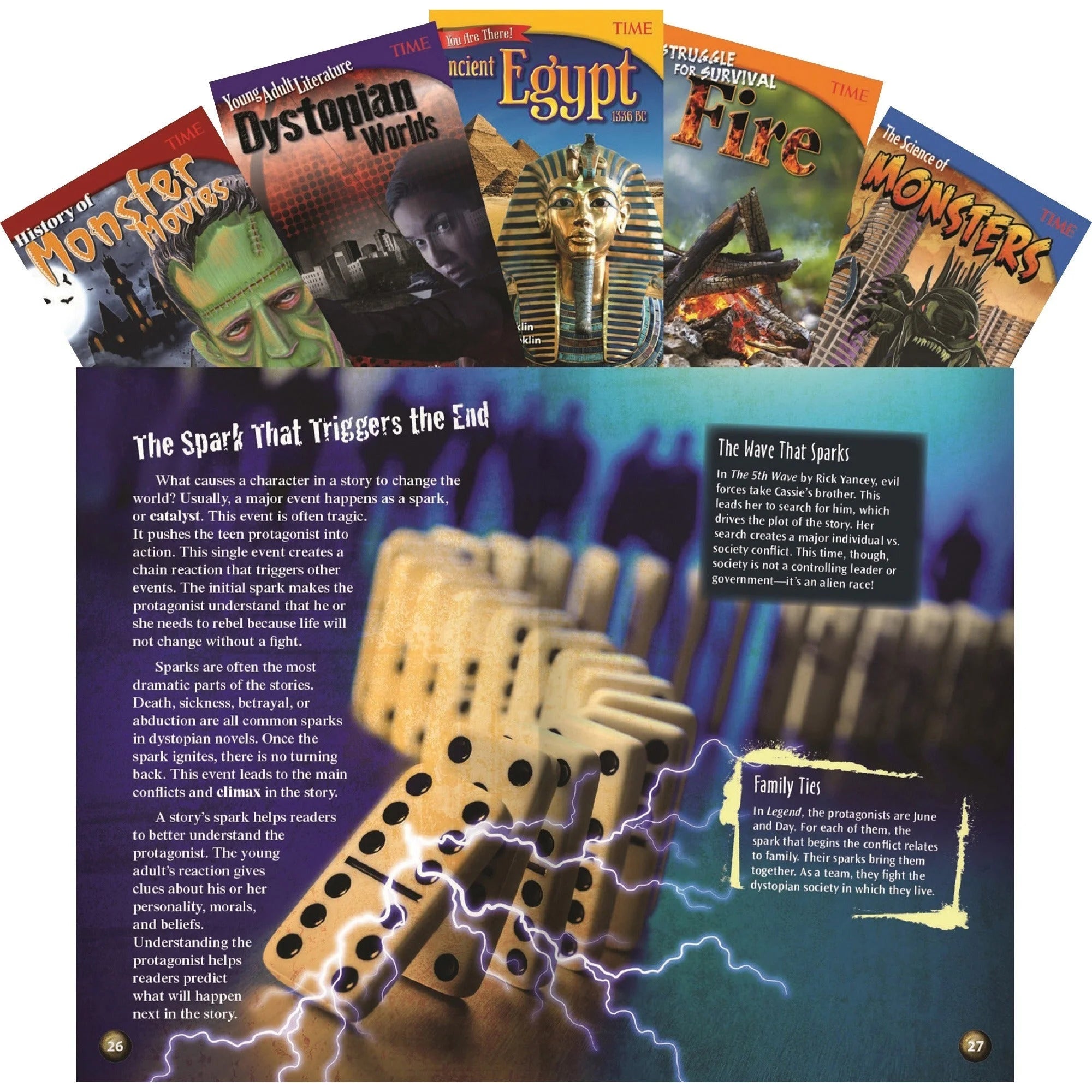 Shell Education TIME Grade 6 Set 3 - 5-Book Printed Book - Learning Books & Activities